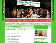 Tablet Screenshot of iranmarathons.com